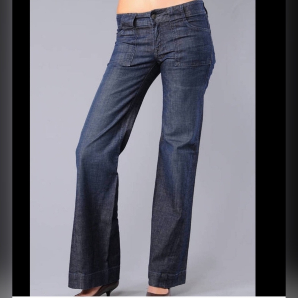 Genetic Denim Dark Blue Straight Leg Jeans